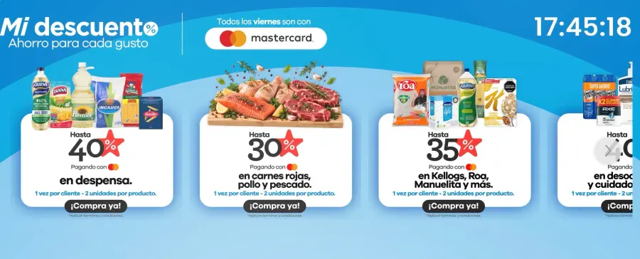 Descuento en productos de mercado con tarjetas Mastercard — imagen 1