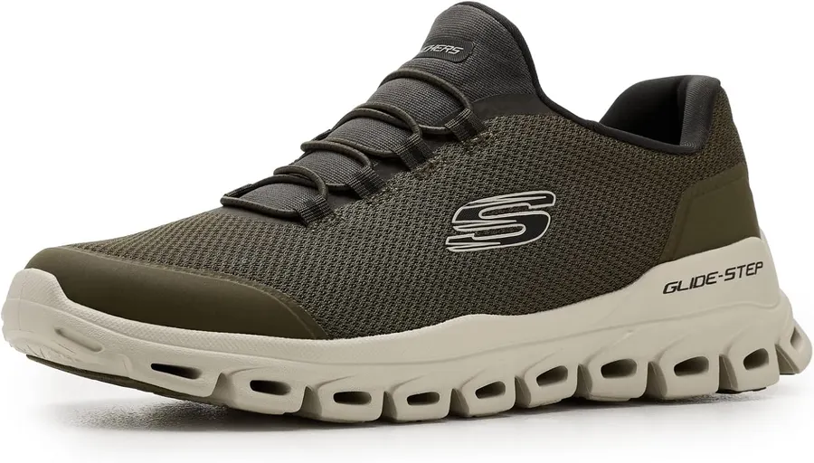Zapatillas Skechers Glide-Step Noltek para Hombre, Olive, 8.5 — imagen 1