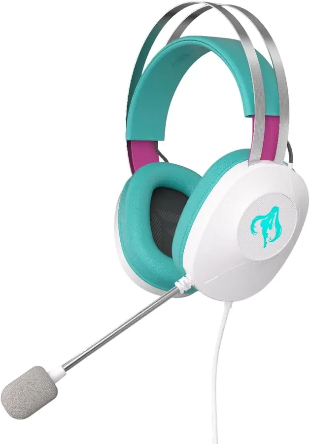 Auriculares ASUS TUF Gaming H1: Sonido Virtual 7.1, Micrófono Certificado para Discord - Aqua — imagen 1