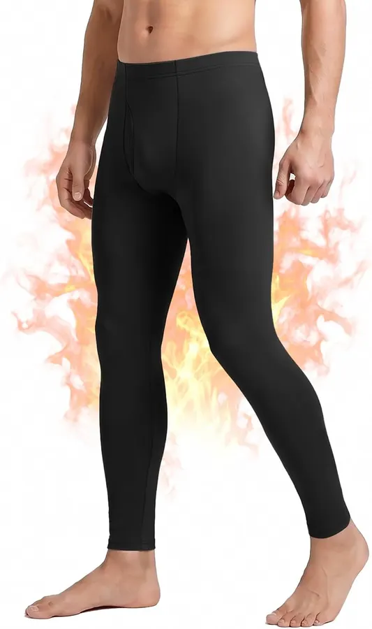 Ropa térmica interior para hombre con forro polar (long johns) a US$5.99 en Amazon — imagen 1