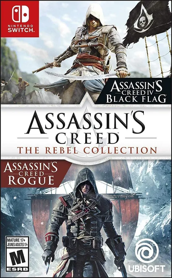 Assassin's Creed The Rebel Collection, Nintendo Switch, Ubisoft, incluye Black Flag y Rogue — imagen 1