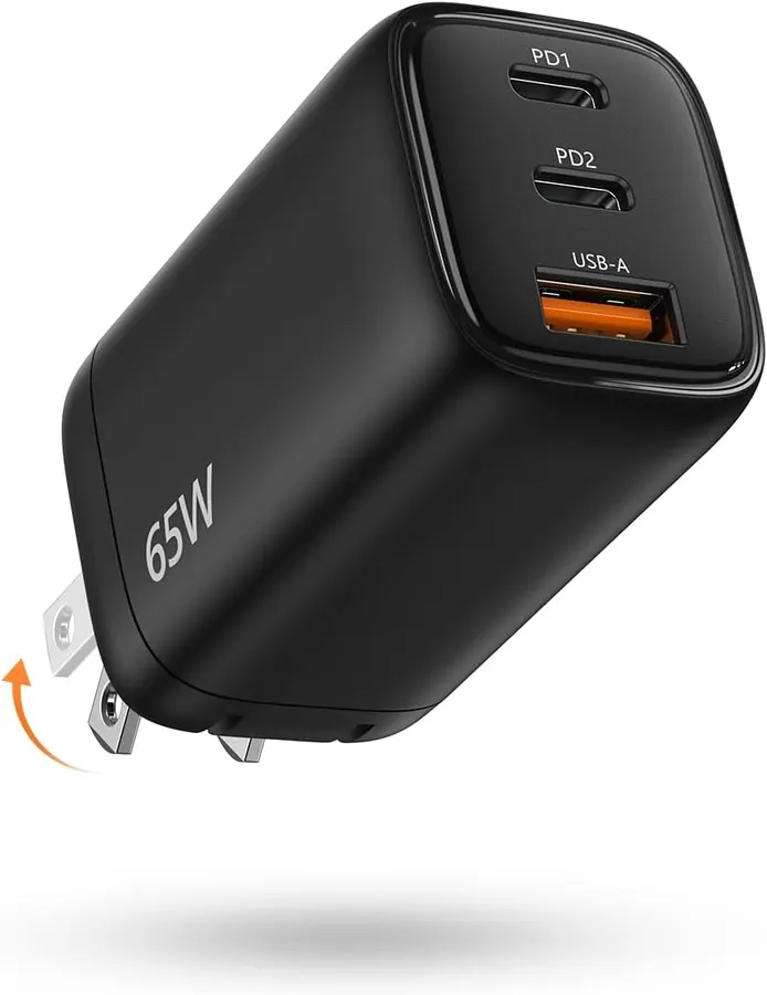 TECKNET Cargador USB-C de 65 W con carga rápida, compacto y portátil - ¡CUPÓN! — imagen 1