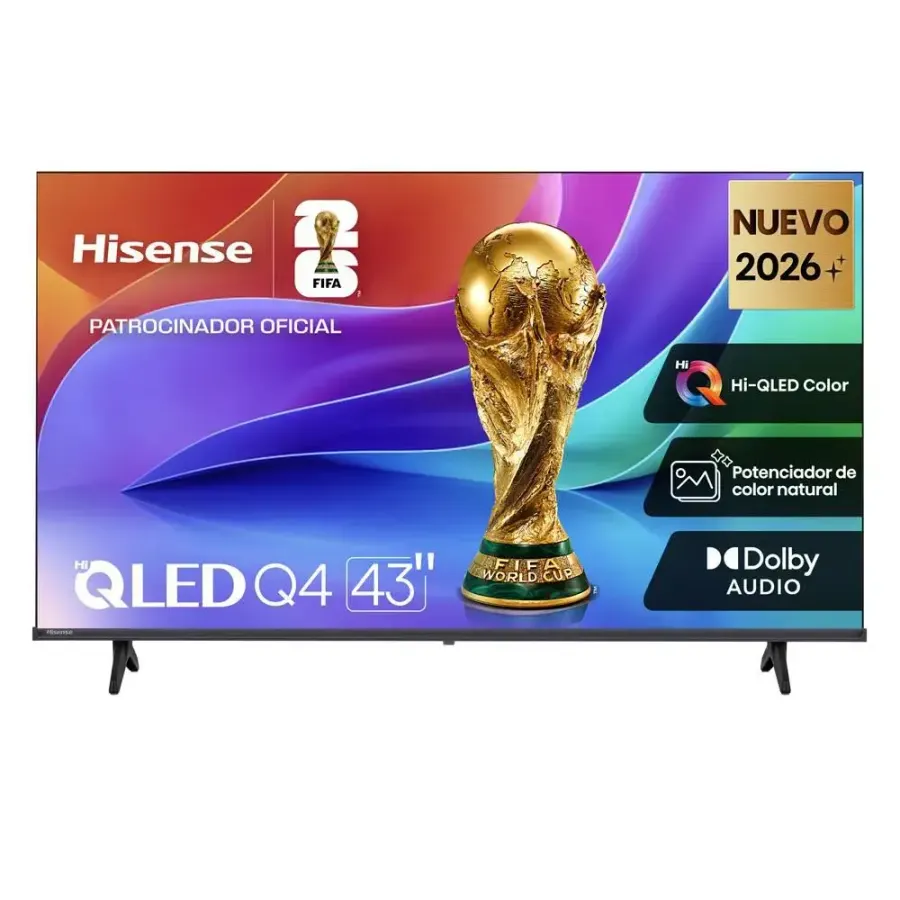 Televisor HISENSE 43 pulgadas QLED Fhd Smart TV 43Q4SV — imagen 1