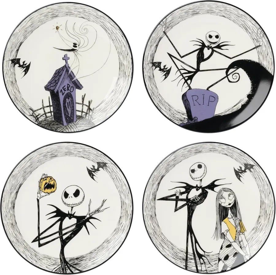 Juego de platos decorativos. El extraño mundo de Jack — imagen 1