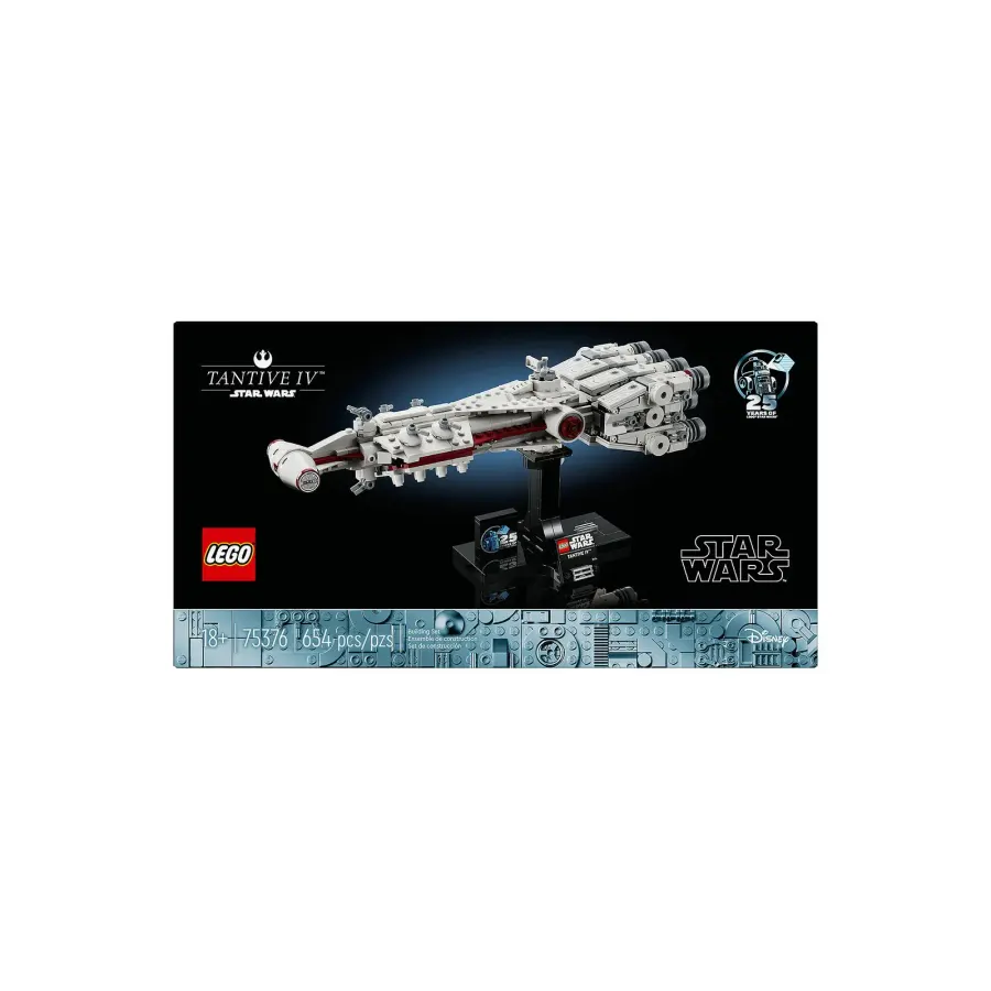 Lego 6470426 Star Wars Tantive IV: Modelo de Nave para Construir y Exhibir 75376 — imagen 1