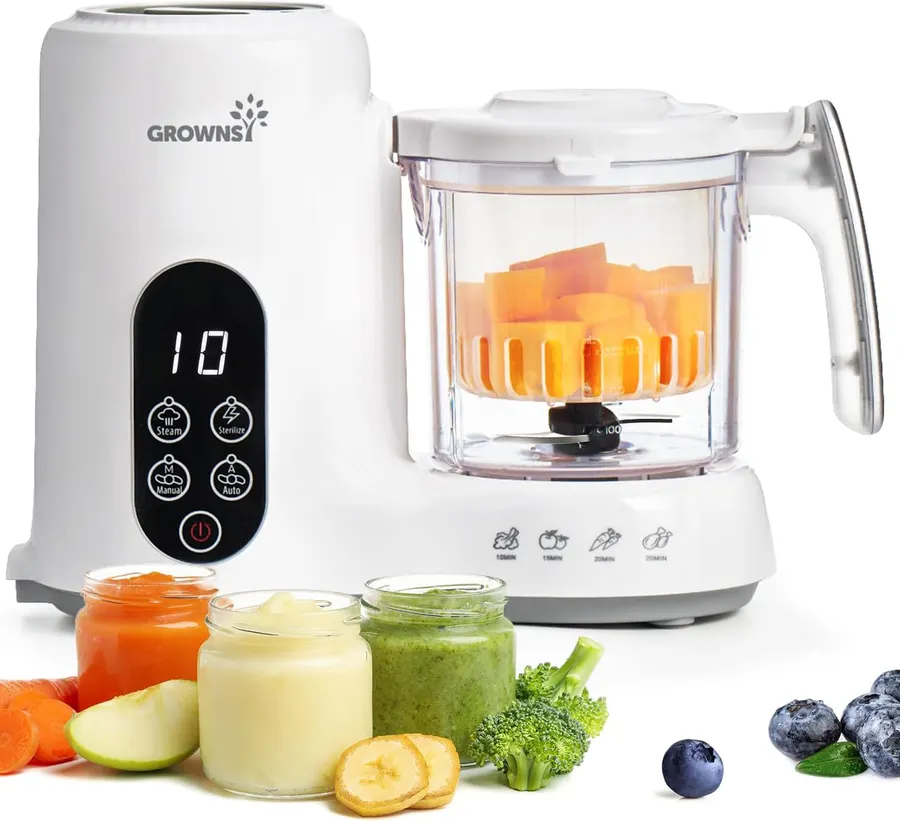 Fabricante de alimentos para bebés, vaporizador y licuadora — imagen 1