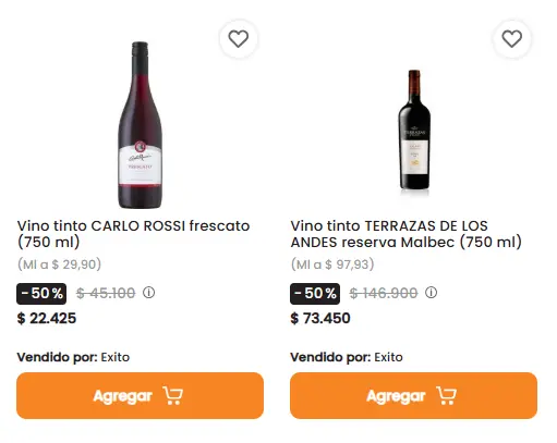 Viernes de celebración en EXITO, descuentos del 50% en vinos y licores — imagen 1
