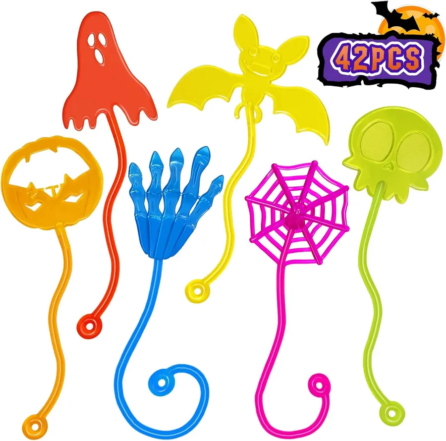 42 PCS Halloween Sticky Hands - Juguetes Sorprendentes para Kids y Sorpresas de Fiesta — imagen 1