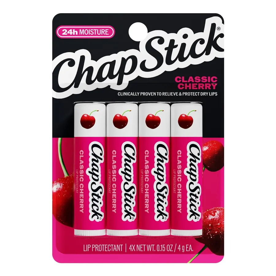 ChapStick Classic Cherry Bálsamo Labial Cereza 24H Pack x4 — imagen 1