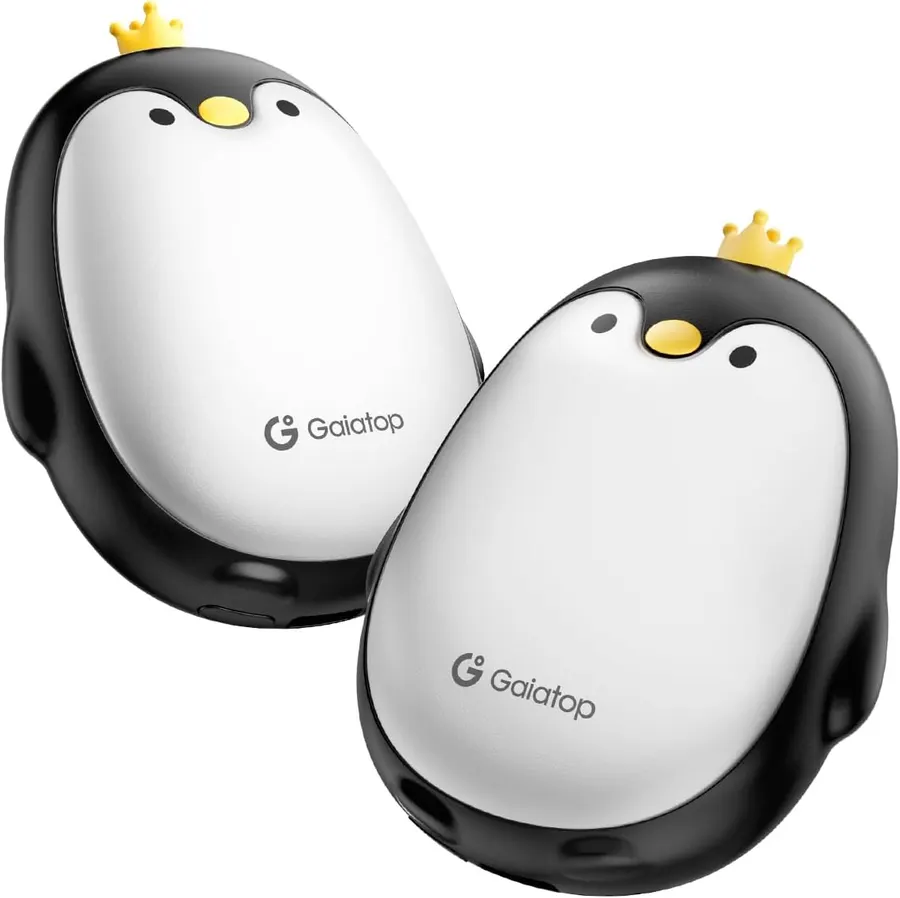 Gaiatop Calentadores de manos recargables, 2 unidades, diseño pingüino - ¡CUPÓN! — imagen 1