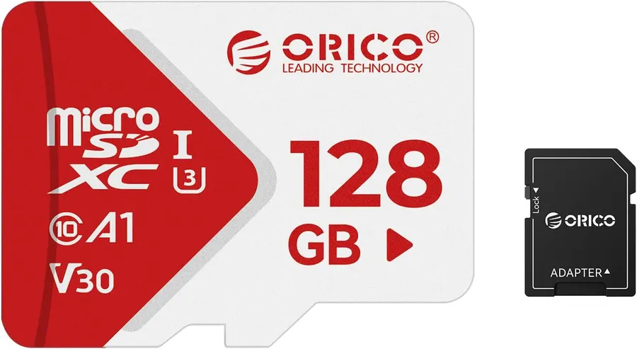 MicroSD 128GB U3 V30 A1 4K 100MB/s con Adaptador SD — imagen 1