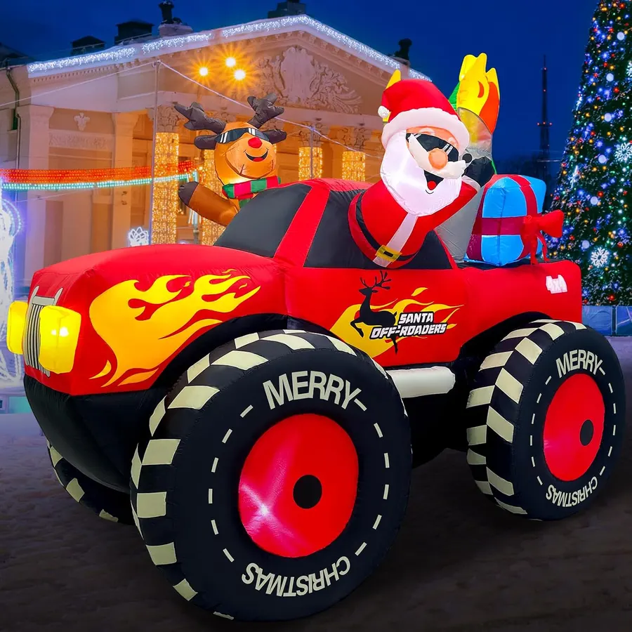 Decoración inflable de Navidad de 7 pies — imagen 1