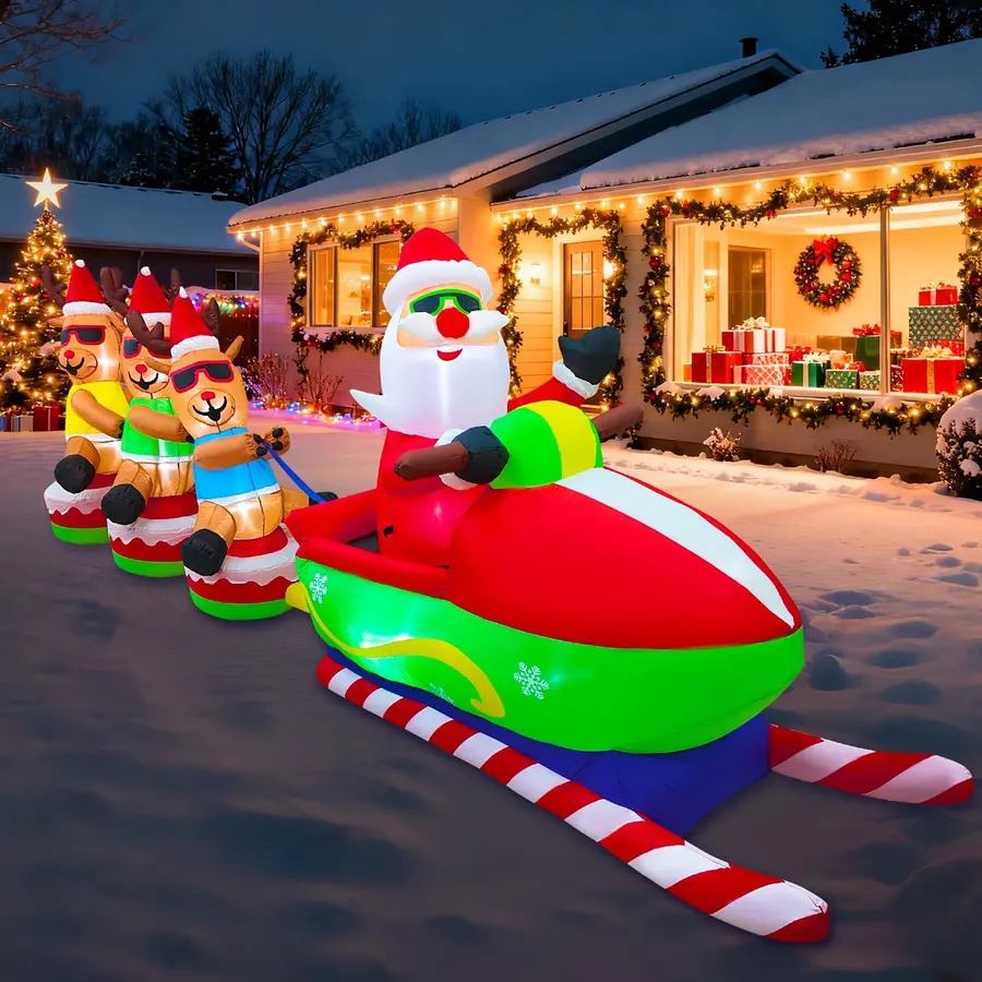 Inflables de Navidad de 12 pies para decoración al aire libre — imagen 1