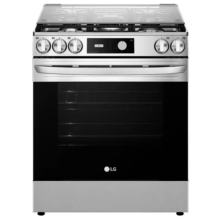 Estufa Mixta Gas natural LG De Piso 5 puestos LRGL5843S. — imagen 1