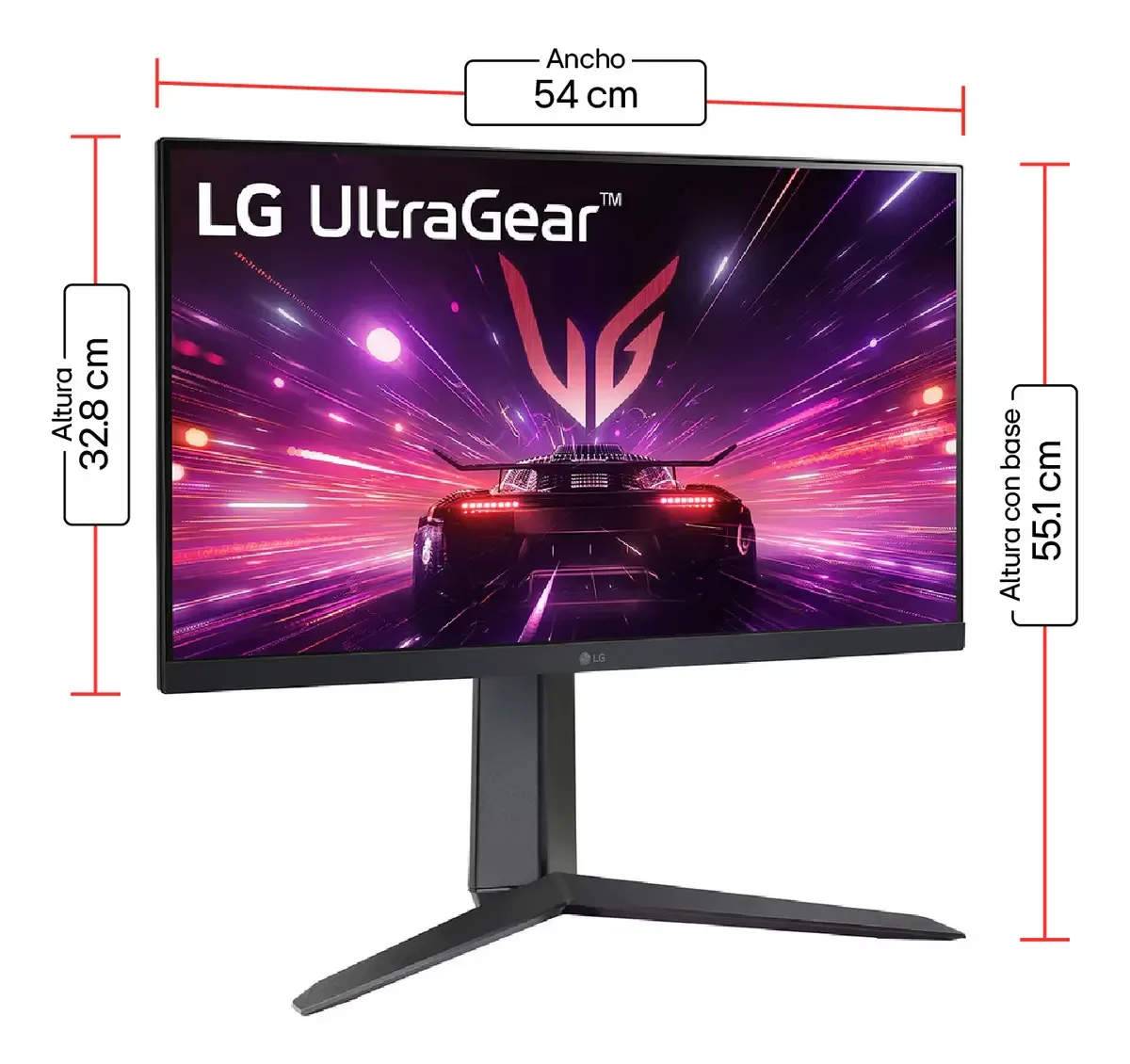 Monitor LG Gamer UltraGearTM 24" FHD -IPS - 180Hz 1ms (GtG) — imagen 3