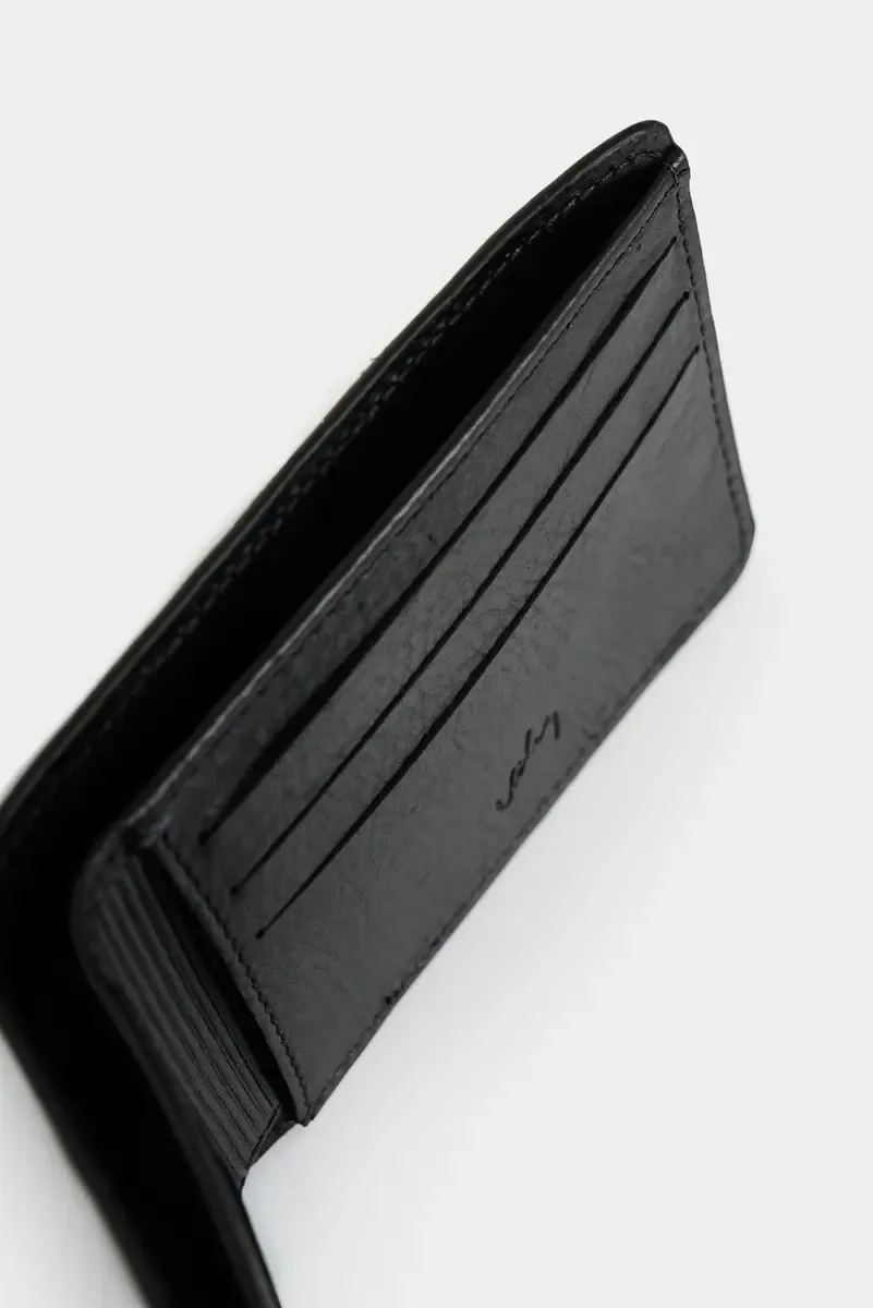 Vélez Billetera Jalisco De Cuero Para Hombre Placa Óptica Ne Color Negro — imagen 4